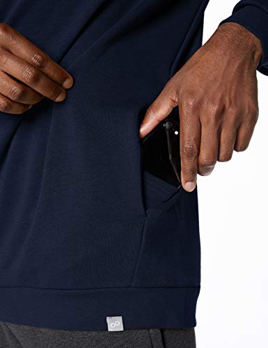 CARE OF by PUMA Sudadera con capucha de manga larga para hombre, ajuste alto, Azul (Blue), L, Label: L