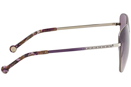 Carolina Herrera Gafas de Sol Mujer SHE103598FEX (Diametro 59 mm), Purple, Talla Unica Unisex-Adult