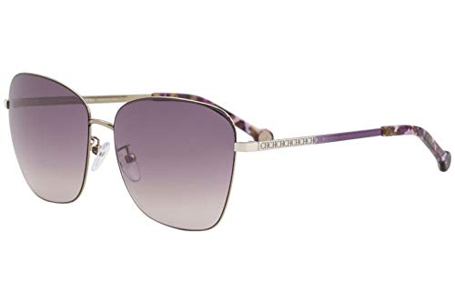 Carolina Herrera Gafas de Sol Mujer SHE103598FEX (Diametro 59 mm), Purple, Talla Unica Unisex-Adult