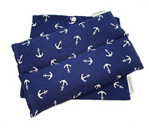 CARREDANA Sacos térmico de Semillas de Trigo con Diferentes olores y Colores. Lavanda, anís en Grano,tomillo,Menta, eucalípto, Romero y Laurel. (Semillas de Trigo más Lavanda(Anclas))