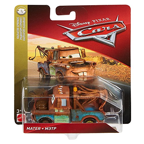 Cars Vehículo Brown Mater, coche de juguete (Mattel FJH92)