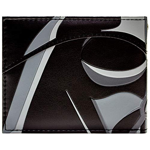Cartera de Star Wars Máscara Darth Vader Primer Plano Negro