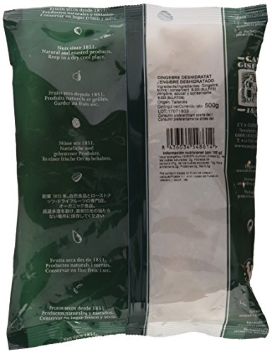 Casa Gispert Jengibre Deshidratado con Azúcar Frutos Secos - 500 gr