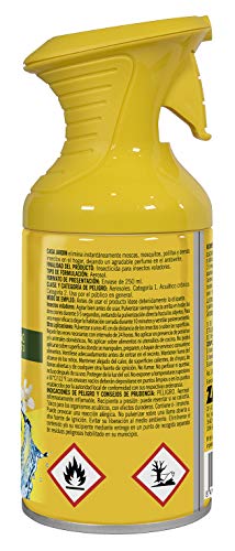 Casa Jardín Insecticida Aerosol | Acción Instantánea| Hogar Libre de Insectos |, Perfume Cocktail Cítrico | Contenido 250 ml