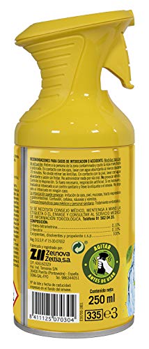 Casa Jardín Insecticida Aerosol | Acción Instantánea| Hogar Libre de Insectos |, Perfume Cocktail Cítrico | Contenido 250 ml