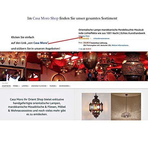 Casa Moro marroquí Pouf 100% Piel Mano Taburete Piel Asiento Cojín - Reposapiés (Relleno de Camello D 42 cm/H 30 cm | MO4123