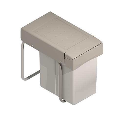 Casaenorden - Cubo de Basura extraíble con extracción Manual para Mueble de Cocina - Capacidad 21 litros