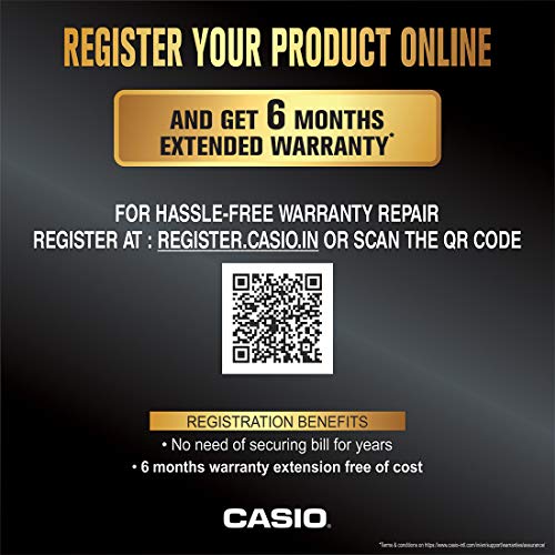 Casio SA-47 - Miniteclado electrónico para niños con 32 teclas y altavoces incorporados, negro/gris