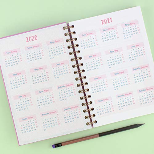 Casterli - Colección Wild and Free - Agenda Escolar 2020-2021, Día Página, Tamaño A5