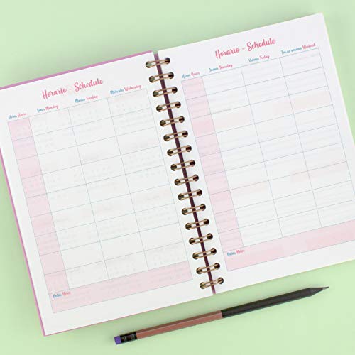 Casterli - Colección Wild and Free - Agenda Escolar 2020-2021, Día Página, Tamaño A5