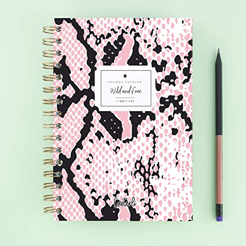 Casterli - Colección Wild and Free - Agenda Escolar 2020-2021, Día Página, Tamaño A5