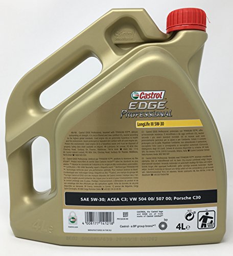 Castrol Aceite para Motor Edge Professional LongLife III 5W-30, 5 litros (Nuevo envase 2018)