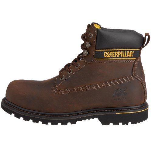 Cat Footwear Holton, Botas de Trabajo para Hombre, Negro Black, 42 EU