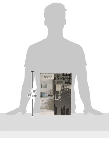 Catherine Lansfield City Scape - Juego de Cama, Funda de edredón(200 cm x 200 cm) y 2 Fundas de Almohada (50 cm x 75 cm), diseño Londres