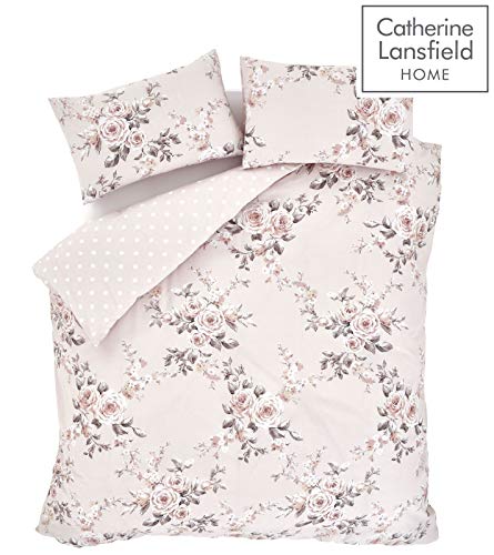 Catherine Lansfield - Juego de Funda nórdica, Blush, King Duvet Set