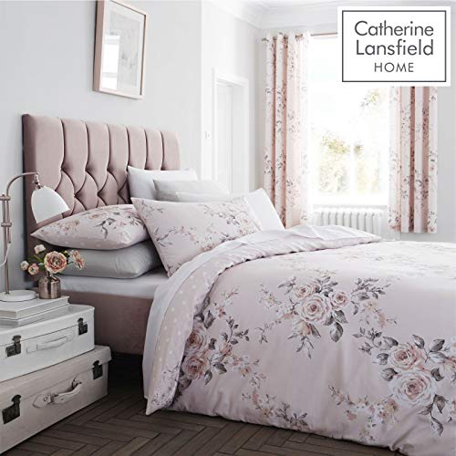 Catherine Lansfield - Juego de Funda nórdica, Blush, King Duvet Set