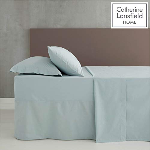 Catherine Lansfield So Soft - Sábana Bajera Ajustable (percal, no Necesita Planchado, Cama de Matrimonio)