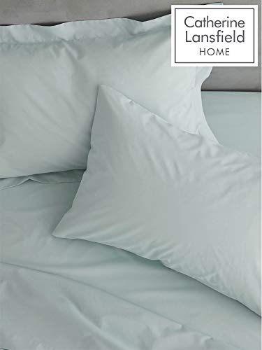 Catherine Lansfield So Soft - Sábana Bajera Ajustable (percal, no Necesita Planchado, Cama de Matrimonio)