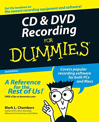 CD DVD Recording For Dum 2e (For Dummies)