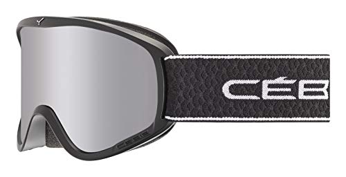 Cébé Hoopoe Mascaras de esquí, Juventud Unisex, Matt Black, Small