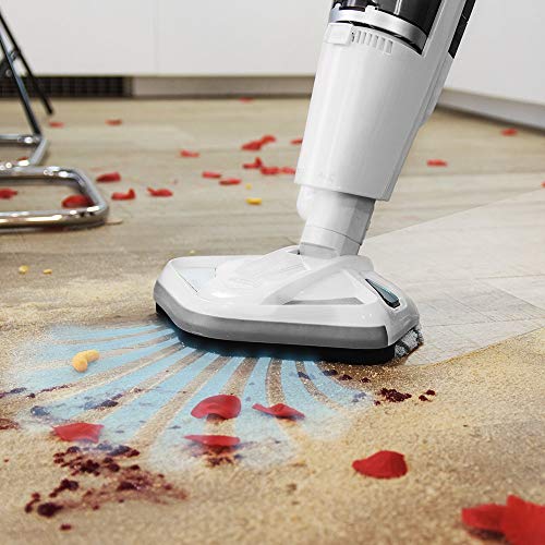 Cecotec Conga Steam&Clean. Aspirador Vaporeta 4 en 1: Barre, aspira, Pasa la mopa y friega con Vapor. Potencia 1550W. Sin Bolsas. Ciclónico Silencioso. Elimina el 99’5% bacterias. Filtro HEPA.