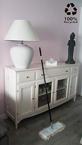 ceda - Pack 2 Recambios Mopa de Algodón Reutilizable para Limpieza y Cuidado de Suelos Parqué Valdosas | 45 cm. Especial Grandes Superficies.