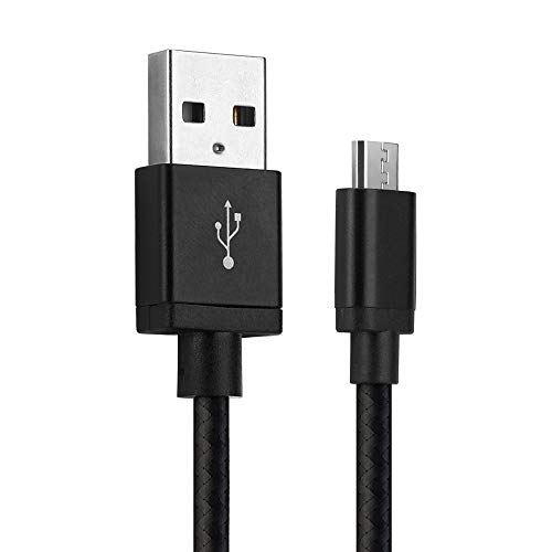 CELLONIC® Cable USB Datos 1m Compatible con Nokia N95 / 6300/6110 / 5300/5200 / E51 / E90 / N-Gage Cable de Carga Mini USB a USB A 2.0 2A Negro conexión USB PVC