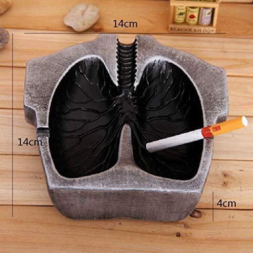Cenicero Personalidad Creativa de café Mesa de Trabajo pequeños Regalos caseros for la Tos Ceniceros práctica de pulmón cenicero HRSS