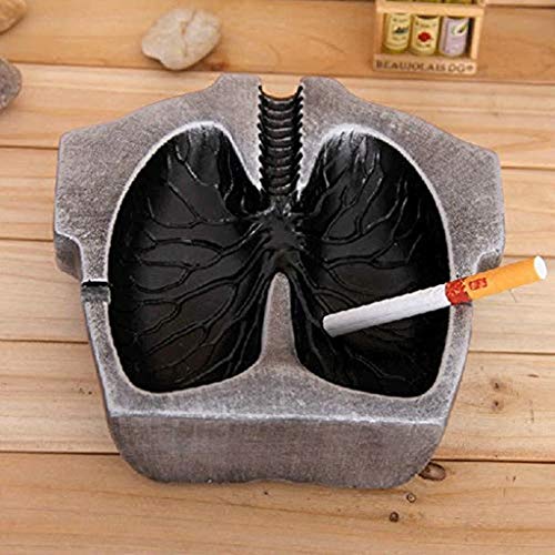 Cenicero Personalidad Creativa de café Mesa de Trabajo pequeños Regalos caseros for la Tos Ceniceros práctica de pulmón cenicero HRSS