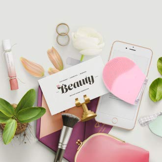 Cepillo Limpiador Facial Silicona, Uni-Right eléctrica Masajeador Ultrasonico Recargable Waterproof masaje facial Anti-Aging Limpiador Deep Exfoliator Maquillaje Herramienta Facial Polaco Scrub