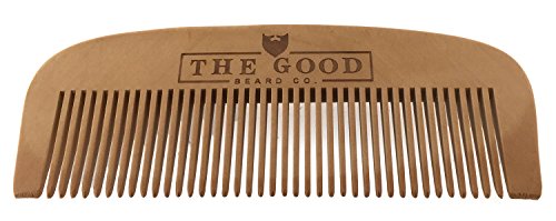 Cepillo y Peine Para Barba Kit de Aseo The Good Beard Co. Hecho con madera de calidad y cerdas 100% de jabalí