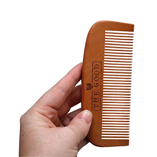 Cepillo y Peine Para Barba Kit de Aseo The Good Beard Co. Hecho con madera de calidad y cerdas 100% de jabalí