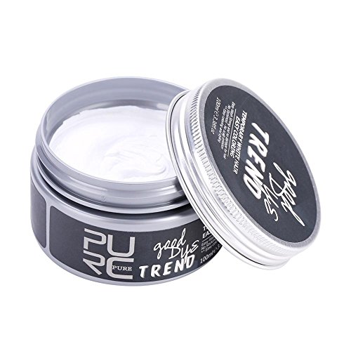 Cera para el Cabello del Peinado temporal Color del cabello Crema Para Colorante Pelo, Hidratante Saludable(blanco)