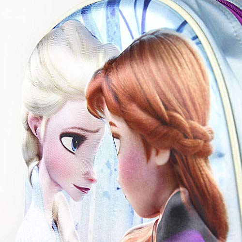 Cerdá, Mochila con Botella de Agua Infantil de Frozen 2-Licencia Oficial Disney Studios Unisex niños, Multicolor, 250X310X100MM