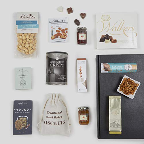 Cesta de comida navideña gourmet - Cestas de Navidad de lujo y canastos de regalo de comida - Ideas de regalo como cumpleaños y regalos de agradecimiento