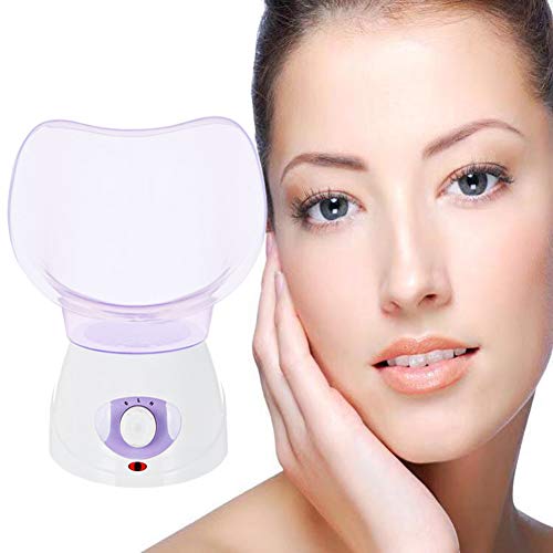 CGBF-Vaporizador Facial Profesional Sauna Facial Steamer de La Cara Caliente Niebla Hidratante Inhalador Humidificador Spa para Una Limpieza Poros de La Espinilla Del Acné Calmante Sinusitis,Púrpura