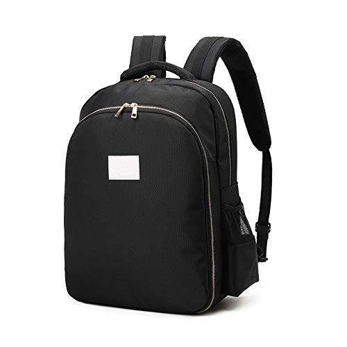 chachacha Mochila De Hombro Kit De Mochila para El Cabello Peluquero Teñido En Quemado Oil Head Bolso De Hombro (Negro) 18 Pulgadas. Negro.