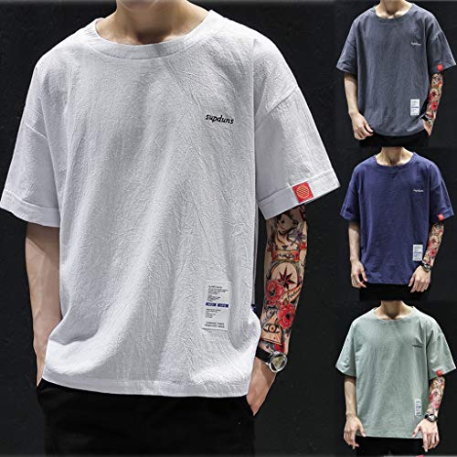 Chaleco Impreso Letras Verano de los Hombres Moda Cómodo Tops de Ejercicio