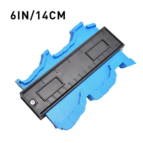 Chalkalon Medidor de Contorno Medidor de Perfil Duplicador de Forma Copie con Precisión Herramienta de Medición de Carpintería de Perfil de Forma Irregular