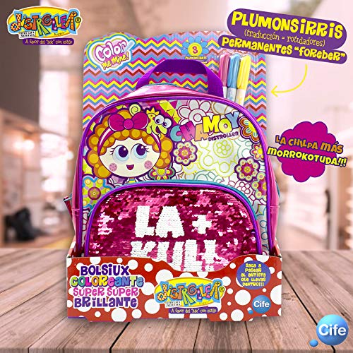 Chamoy- Distroller Bolsiux Coloreant Súper Brillante Mochila, Multicolor (Cife Spain 1)