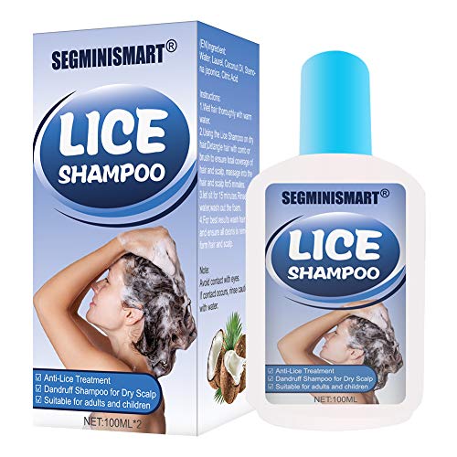 Champú Antipiojos Tratamiento,Champú Post-Tratamiento Piojos,Tratamiento para Piojos y Liendres,Champú Terapéutico Anti Piojos Niños con