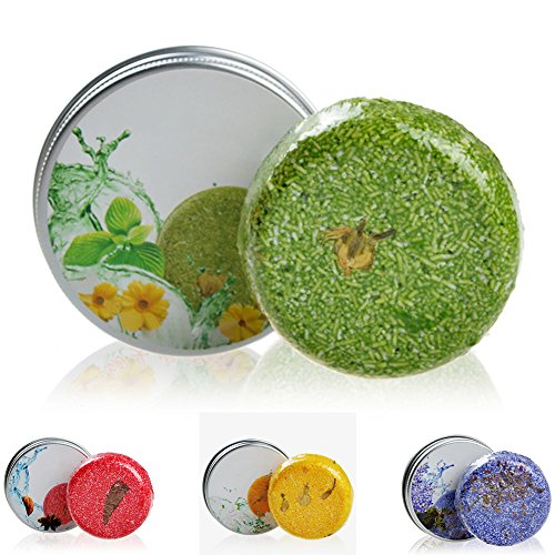 Champú en pastilla para el control de la grasa de FAVOLOOK, hecho a mano, anticaída y anticaspa, canela, para el cuidado del cabello