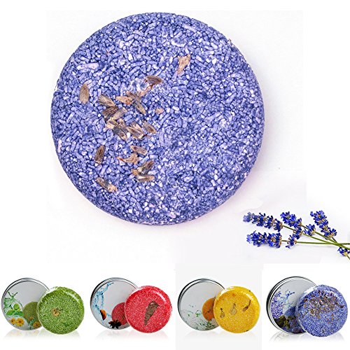 Champú en pastilla para el control de la grasa de FAVOLOOK, hecho a mano, anticaída y anticaspa, canela, para el cuidado del cabello