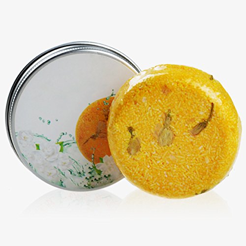 Champú en pastilla para el control de la grasa de FAVOLOOK, hecho a mano, anticaída y anticaspa, canela, para el cuidado del cabello