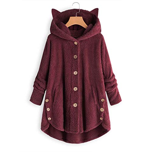 Chaqueta de Abrigo de Piel sintética cálida de Mujer para Mujer Ropa de Abrigo de Parka con Cremallera sólida de Invierno Invierno Mujeres Moda Informal más Gruesa Slim sólido Abajo Chaqueta Abrigo