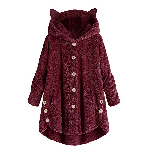 Chaqueta de Abrigo de Piel sintética cálida de Mujer para Mujer Ropa de Abrigo de Parka con Cremallera sólida de Invierno Invierno Mujeres Moda Informal más Gruesa Slim sólido Abajo Chaqueta Abrigo