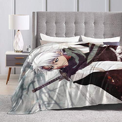 CHENQIAN Blea-Ch, Kuro-Saki Ichigo, Grim Rea-per Blanket Ultra-Soft Micro Fleece Manta cálida para Sala de Estar/Dormitorio 50"X40