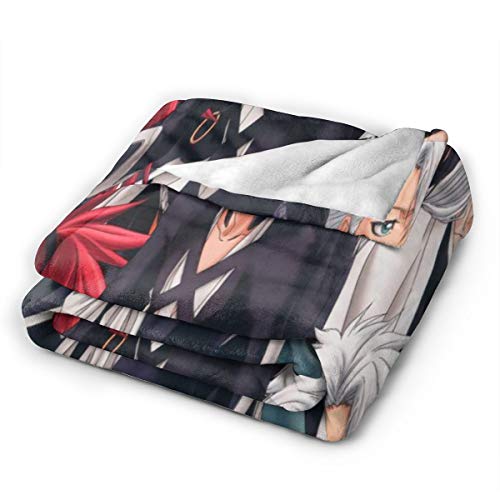 CHENQIAN Blea-Ch, Kuro-Saki Ichigo, Grim Rea-per Blanket Ultra-Soft Micro Fleece Manta cálida para Sala de Estar/Dormitorio 80"X60