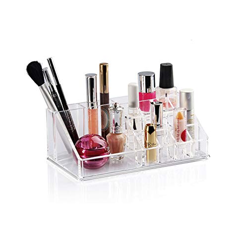 CHENYU Organizador de Maquillaje cosmético, Ajustable 360 Grados Giratorio, Gran Capacidad, multifunción, Organizador de cosméticos para Escritorio, Caja de Almacenamiento