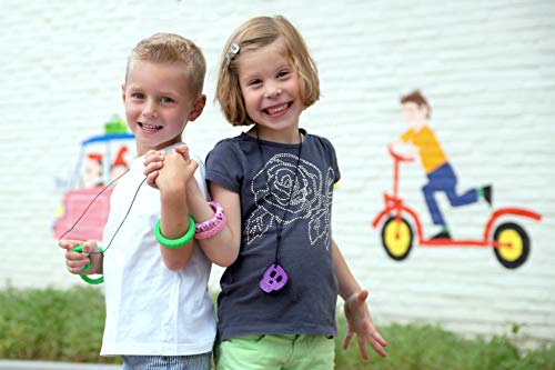 Chewigem - Collar texturizado y suave, discreto, masticable y sensorial, ayuda a reducir la agitación y la inquietud, nivel moderado, diseñado para reducir la ansiedad y mejorar la atención Creado como una ayuda calmante para dificultades de procesamiento